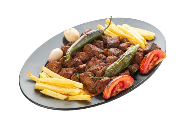 صحن لحم أوصال (2 سيخ)